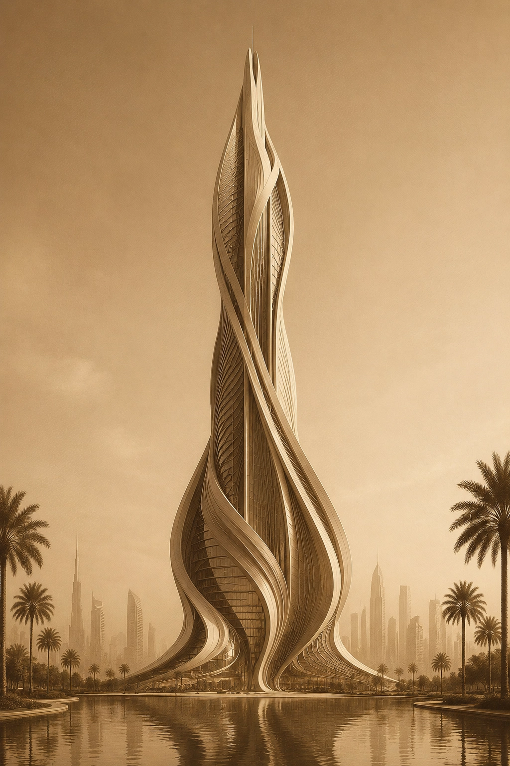 Future Skyline Ideas futuristic tower concepts showing sculptural vertical forms, emotional skyline silhouettes, and visionary future architecture